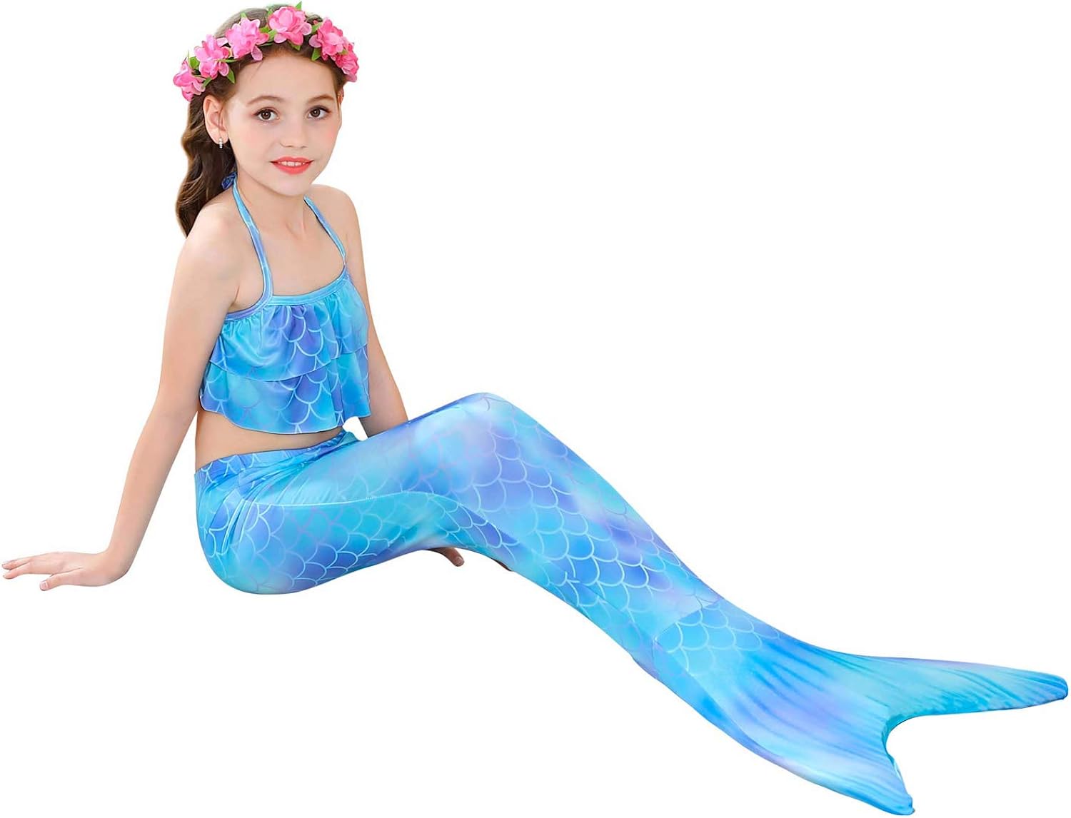 FZYY196,120 Kids Mermaid Bathing Suit Lora Rossie Mermaid Tails