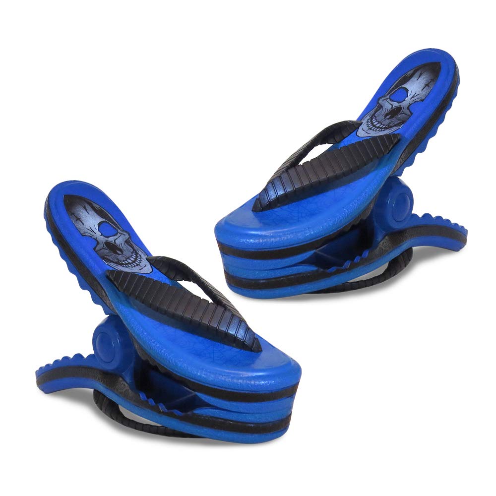 SolClip Flip Flop Skull Beach Towel Clips Pinces à Serviette de Plage
