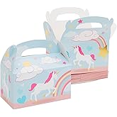 24 Pack Unicorn Party Favor Boxes, 6 x 3.3 x 3.6 Inch, Unicorn Goodie Bags Ideal for Birthdays, Events - Fill with Treats, Candies, Goodies