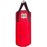 CLETO REYES Heavy Hanging Punching Bag for Adults Boxing Training Equipment, MMA, Kickboxing, Muay Thai, Nylon-Canvas, Small, Classic Red