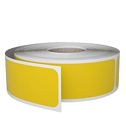 Write-on Labels 3x1 inch Yellow Roll Stickers for