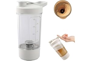 400ml Electric Protein Shaker Bottle – 1200mAh USB Rechargeable Vortex Mixer, BPA-Free Leak-Proof Automatic Blender, for Shak