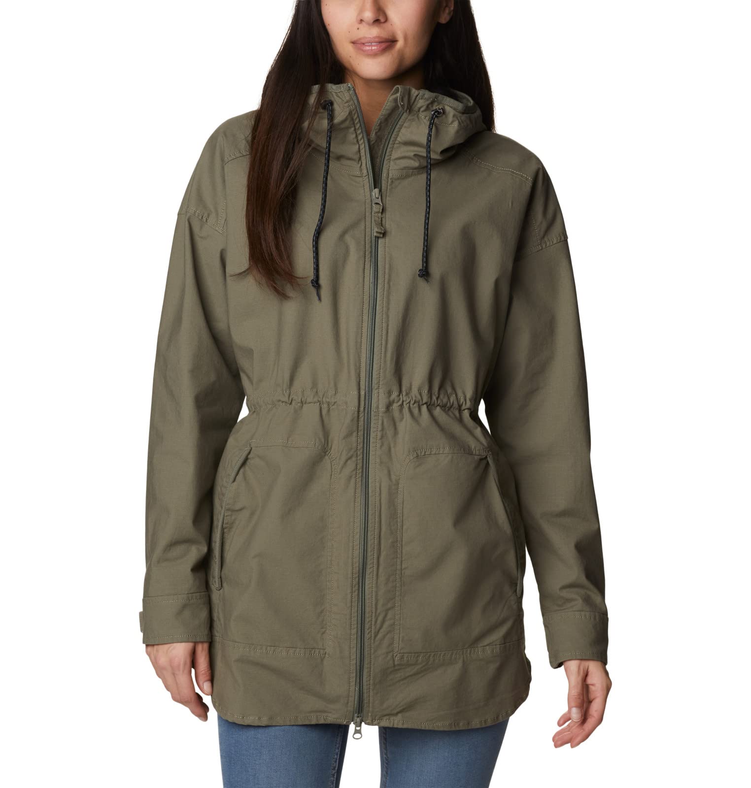 Columbia Women's Sage Lake Long Lined Jacket, Stone
