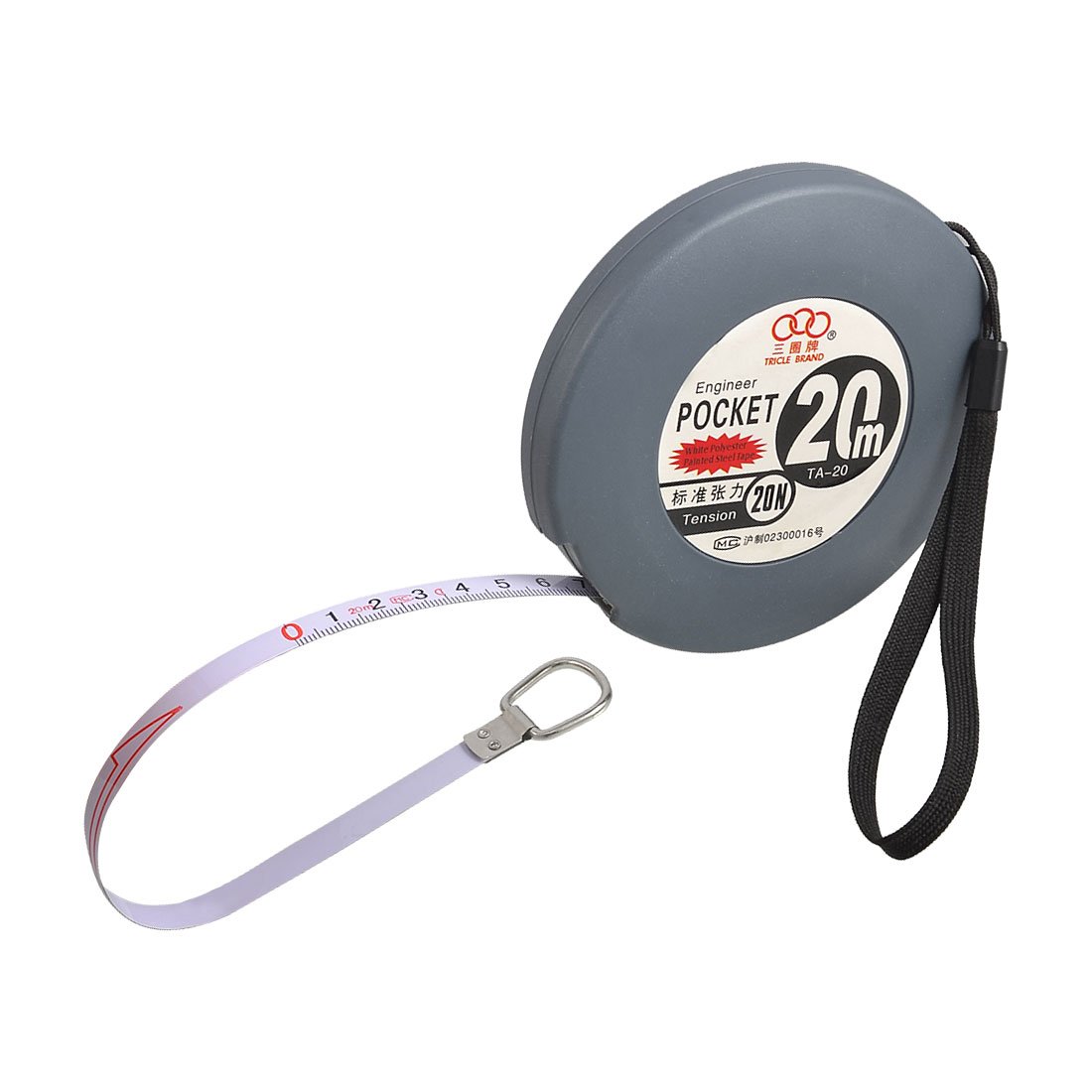 Sourcingmap 20M x 9.7mm Metric Retractable Tape Measure Ruler W Hand Strap