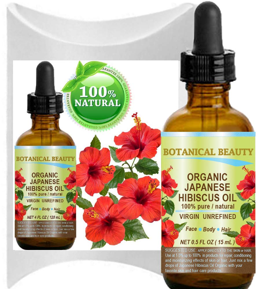 Organic HIBISCUS OIL (Hibiscus Sabdariffa) JAPANESE 100