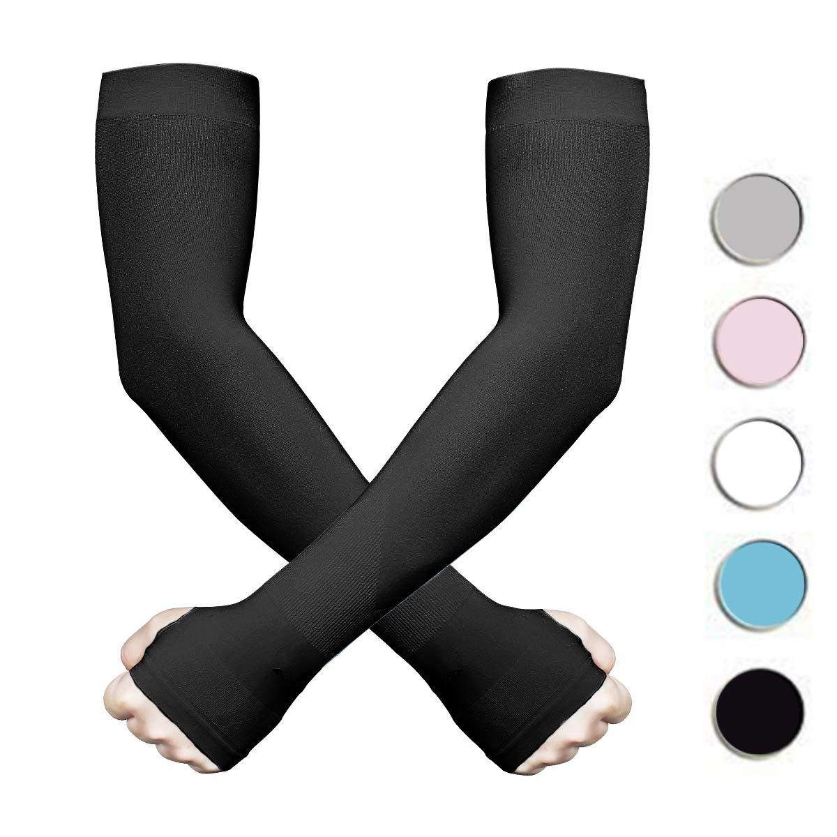 SHINYMOD UV Protection Cooling Arm Sleeves for Men Women Sunblock