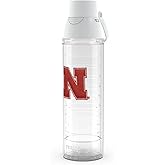 Tervis Venture Lite Nebraska Cornhuskers - Primary Logo Made in USA Double Walled Insulated Tumbler Travel Cup Keeps Drinks Cold & Hot, 24oz Water Bottle, Classic
