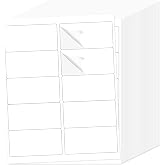 THEBLUETOUCH 5000 pcs Matte White Address Printable Labels, 2"x4" | 500 Sheets, 10 Labels Per Sheet, Blank Mailing Stickers, Compatible with Laser and Inkjet Printers for Shipping Address Use