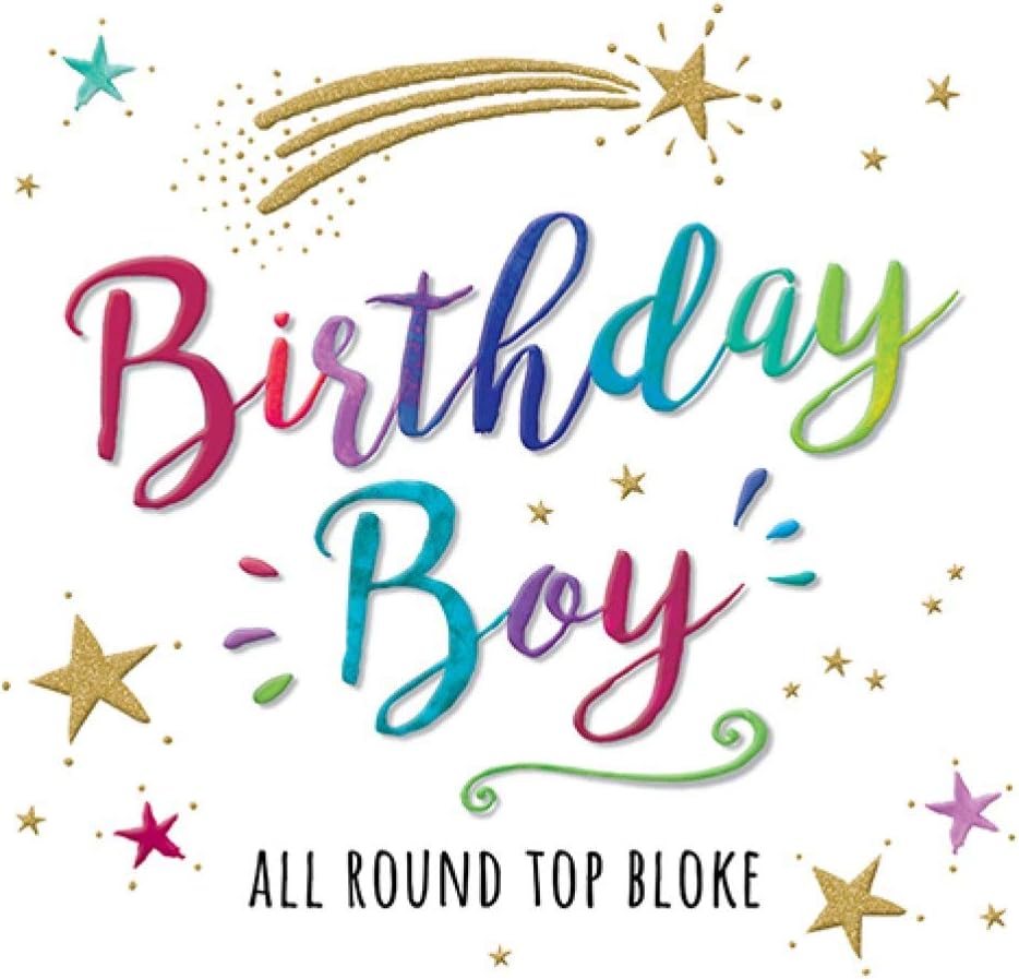 ZIZI Ltd Male Birthday Card Birthday Boy - 138 mm sq inches - ZIZI Cards