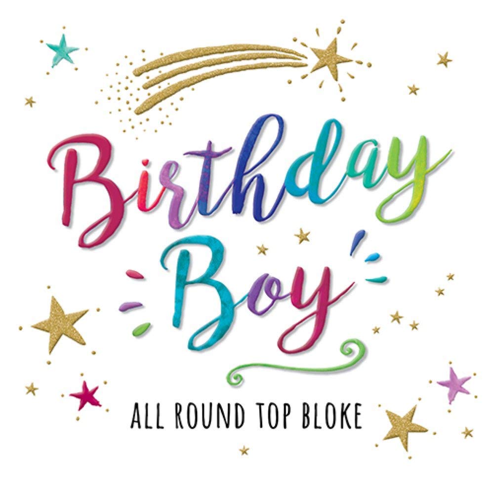 ZIZI Ltd Male Birthday Card Birthday Boy - 138 mm sq inches - ZIZI Cards