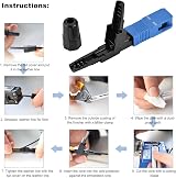 Bewinner SC Optic Fiber Quick Connector Single Mode Fast Adapter FTTH CATV view 2