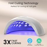 NAILGIRLS 150W UV LED Nail Lamp 4 Timer Auto Sensor Detachable Base Gel Dryer view 8