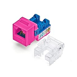 trueCABLE Cat5e Keystone Jack, Unshielded (UTP), 90
