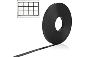 10m/32.8ft Magnetic Tape Roll Thin Strips Long Magnet Borders for Whiteboard Graphic Divider Accessories Line Marking Tape fo