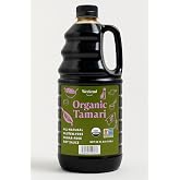 Weekend Foods Organic Tamari Soy Sauce &ndash; USDA Organic, Gluten-Free, Sugar-Free, Non-GMO, All-Natural &ndash; Bold Umami Flavor, No Wheat &ndash; 64.2 fl oz (1.9L)