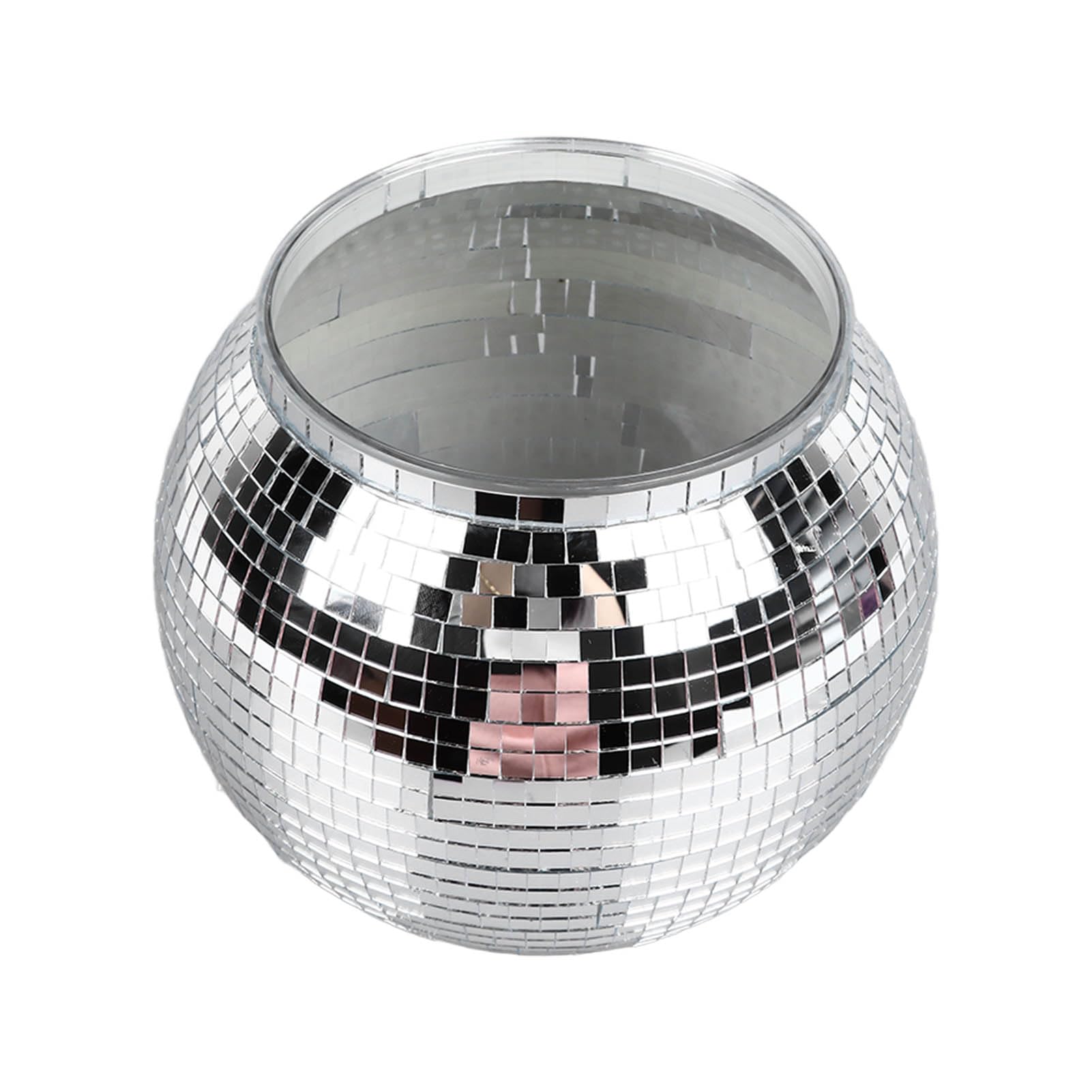 Disco Ball Ice Bucket, Drinks Ice Cool Bucket Reflective Champagne Bucket Beverage Storage Tub Bar Ice Cooler Container, for Parties BBQs Bars Cooling Bottles Cans of Beer