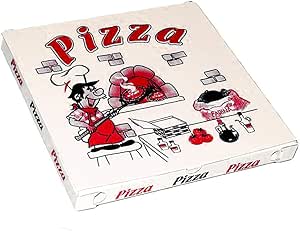 100 X CAJA BOX PIZZA CM 30 X 40 HECHO EN CAJA ECOLÓGICA PARA ...