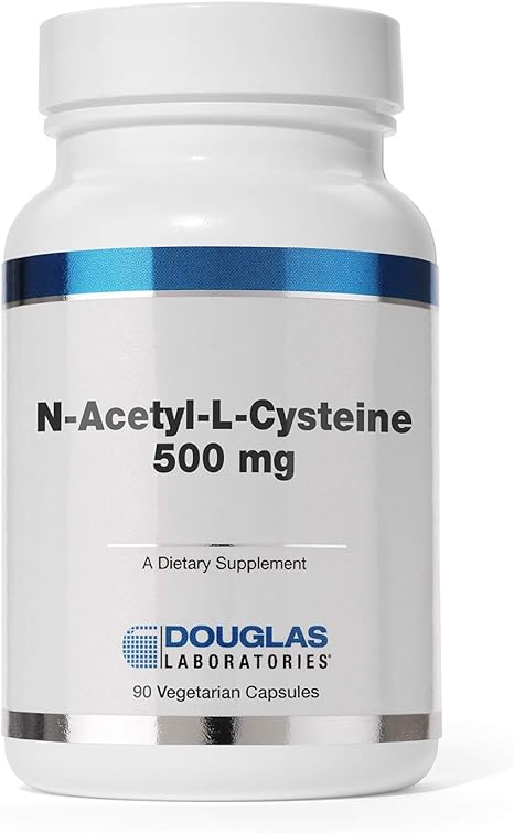 Amazon Com Douglas Laboratories N Acetyl L Cysteine 500 Mg Glutathione Precursor For Antioxidant Protection 90 Capsules Health Personal Care