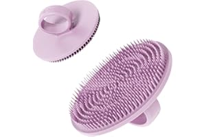 Boie USA Face Scrubber - Handheld Facial Tool, Deep Cleansing Exfoliating Facial Brush. Fights Acne with Gentle, Silicone-Like Bristles, Long Lasting, & Hypoallergenic (Thistle)