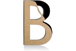 MONLYEY 4 Inch Self Adhesive House Numbers, Black Acrylic House Address Letters and Numbers for Outside, Ideal for Garden, Mailboxes, Rooms, Apartments, Offices, and Hotels (B)