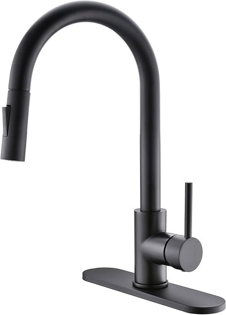 Havin Hv601b Brass Material Kitchen Sink Faucet With Pull Down
