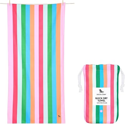 Dock & Bay Beach Towel Quick Dry Sand Free Large 160x90cm Tutti Frutti