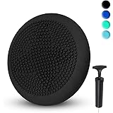 Trideer Inflated Stability Wobble Cushion with Pump(Multiple Colors),Extra Thick Flexible Seating Classroom, Core Balance Disc, Wiggle Seat for Sensory Kids (Office & Home & School) (Renewed)
