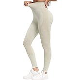 HiBwoBwo High Waisted Leggings for Women Tummy Control Soft Butt Lifting Yoga Pants Stretchy Workout Non See Through Leggings