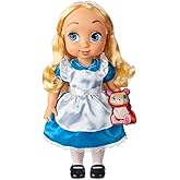 Disney Store Girl's Animators' Collection Alice Doll – 16 Inches, Collectible Character Toy, Perfect Fans, Authentic Design, Great Gift for Kids and Collectors