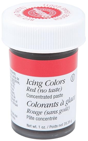 Amazon Com Wilton 610 998 Icing Gel No Taste Red 1 Ounce Prime