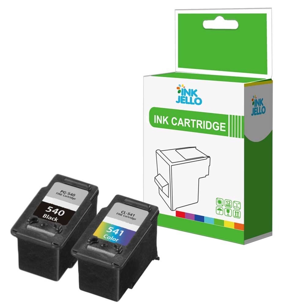 InkJello Remanufactured Ink Cartridge Replacement for Canon Pixma MG2150 MG2250 MG3150 MG3155 MG3250 MG3350 MG3500 MG3550 MG3600 MG3650 MG4150 MG4250 MX375 MX394 MX395 MX435 MX455 (Black, CMY, 2-Pack)