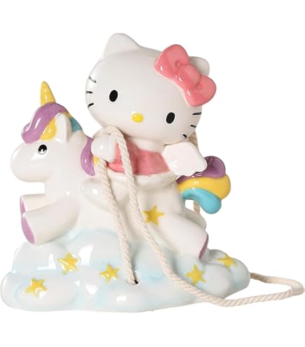 Amazon.com: Hello Kitty and My Melody Rainbow Garden Swinger, 5.25