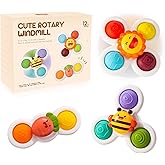 Suction Cup Spinner Toys for Toddlers Boys Girls, Bath Toys for Toddlers, Toys Education Toys for Toddlers Baby Toys Birthday