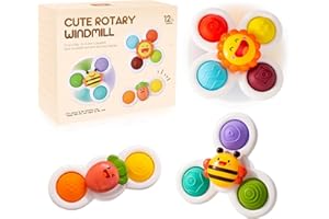 Suction Cup Spinner Toys for Toddlers Boys Girls, Bath Toys for Toddlers, Toys Education Toys for Toddlers Baby Toys Birthday