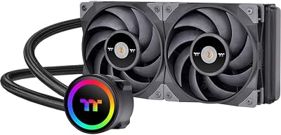 Thermaltake TOUGHLIQUID 240 ARGB AIO CPU Cooler AM5 AM4 LGA 1700 1200 w/