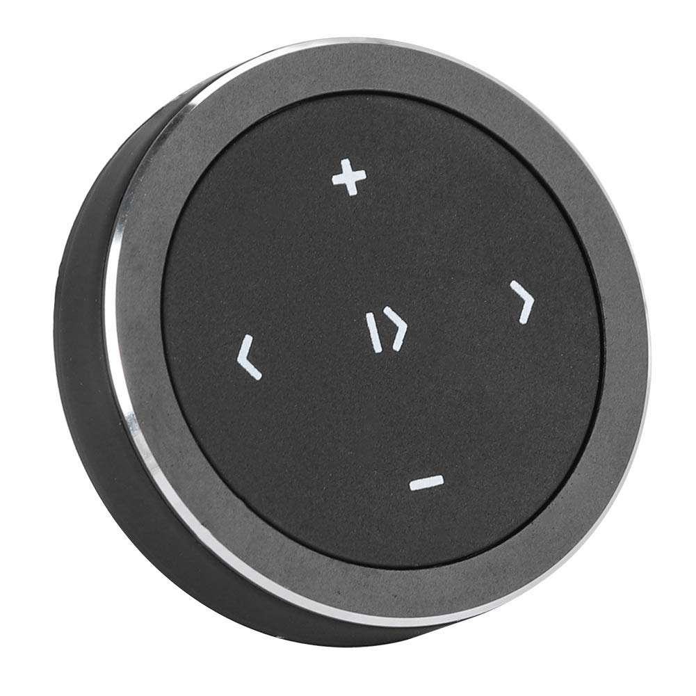 Bluetooth Remote Control,Car Bluetooth Controller Steering Wheel Bluetooth 4.0 Media Remote Control,small and compact,easy to install