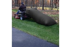 MAYTHON Lawn Tractor Grass Catcher Bag Leaf Bag Capacity 54 Cubic Feet Black
