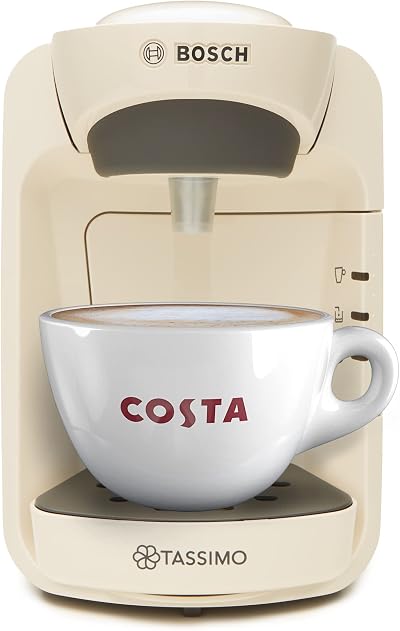 Tassimo by Bosch Suny Special Edition TAS3107GB Coffee Machine 1300W Cream