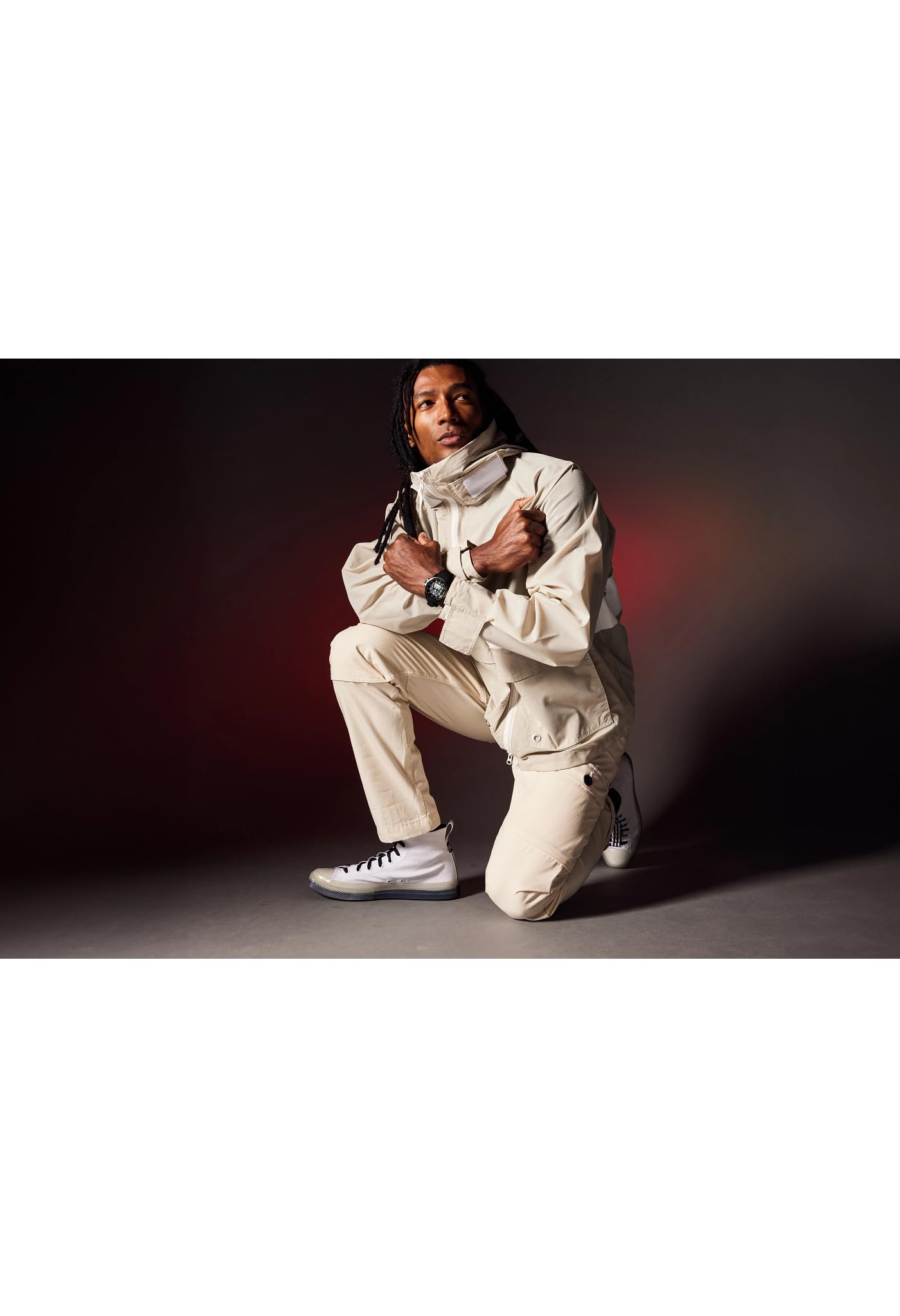 Citizen Men's Eco-Drive Star Wars Imperial Storm Trooper Black Ion Plated Stainless Steel Case Watch, Perforated Black Silicone Strap, Black Dial, 3 Hand (Model: AW1659-00W)