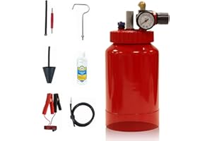 KWEETLE Automotive Smoke Machine Leak Detector EVAP Fuel Leak Detectors for Car Pipe System,2L