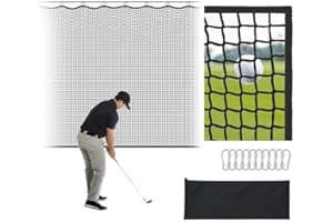 ZEALFEEL Golf Net for Backyard, 10 x 20Ft Heavy Hitting Net for Golf, Baseball, Hockey, Soccer, Durable and Portable, Double Finished Seam, Sports Net Barrier Net with Carry Bag Indoor Outdoor Use