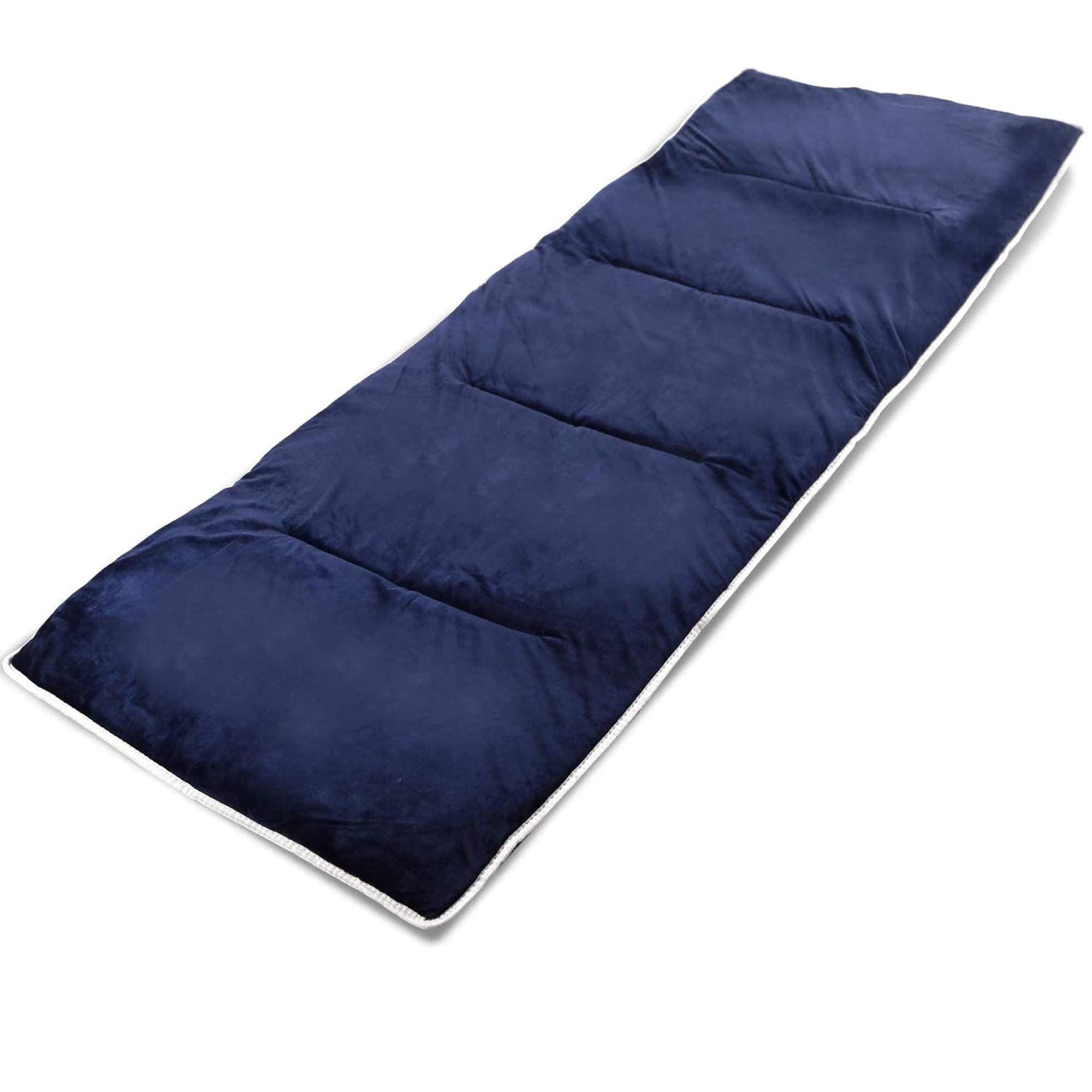 REDCAMP XL Mattress for Camping Bed, 190x75cm Soft Comfortable Cotton Thick Sleeping Mattress Pad, Navy Blue