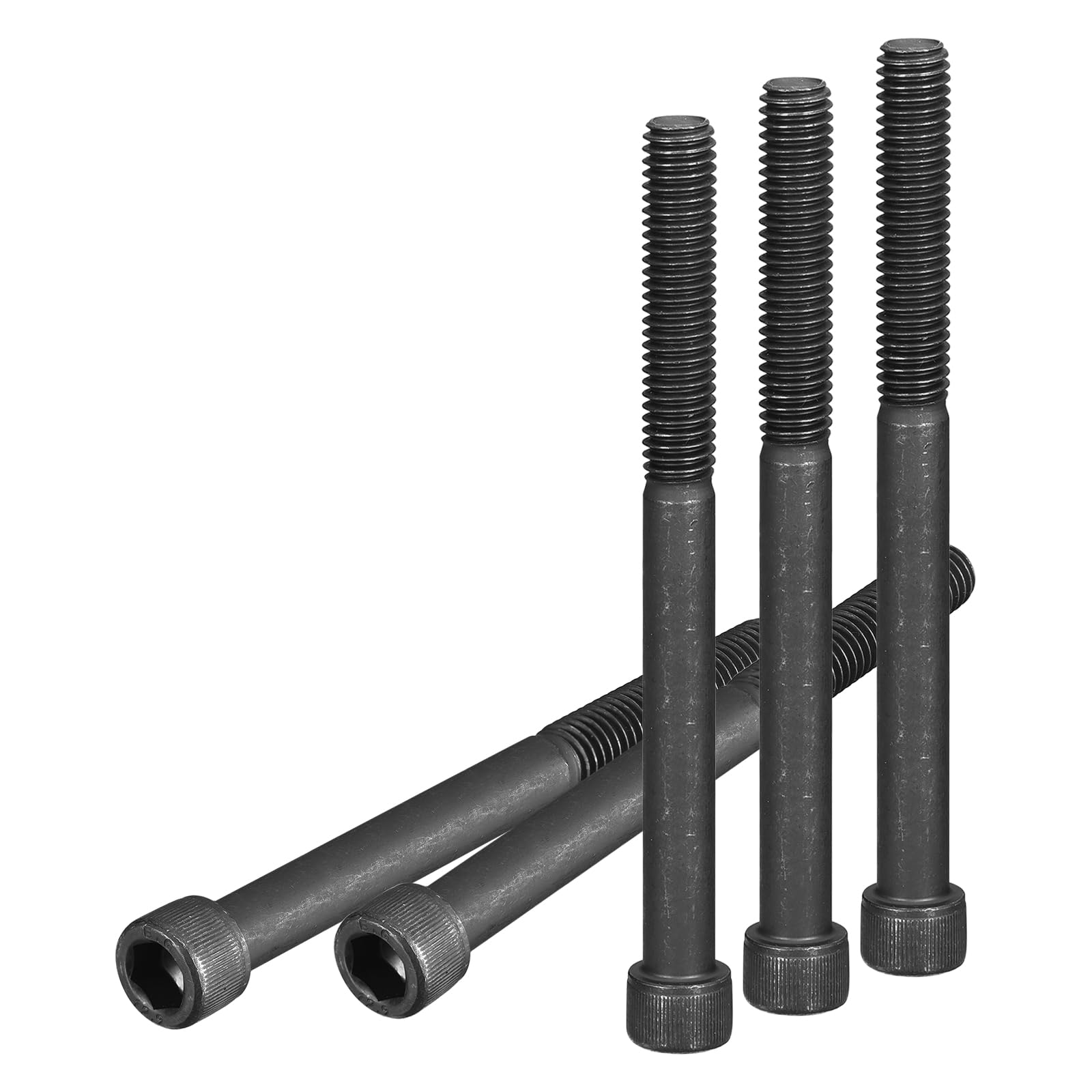DTGN 3/8-16x4-1/2" Socket Head Cap Screws Bolts, 10Pcs 12.9 Grade Alloy Steel, Machine Hex Socket Screw, Hex Drive, Black Oxide Finish, UNC Coarse Thread Partially Threaded — image 1
