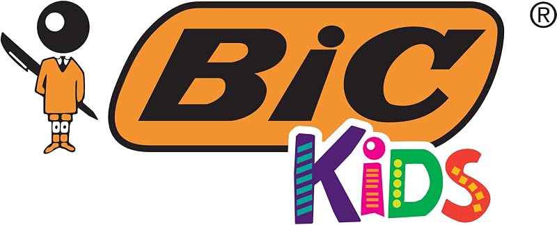Bic kids - marcadores kid couleur ponta média, contagem 24 (pacote com 1), pacote especial, cores sortidas