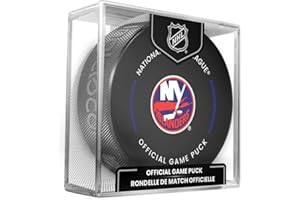 NHL New York Islanders Official Game Hockey Puck in Acrylic Display Cube