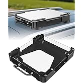 Starlink Mini Magnetic Roof Car Mount, Aluminum Frame with 3.5mm Acrylic Shield, Strong Magnetic Hold, Quick Install, Weatherproof, Hail & UV Resistant, Protective for RV,Camper Van, SUV, Boat – Black
