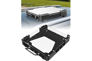 NOVAKITS Starlink Mini Magnetic Roof Car Mount, Aluminum Frame with 3.5mm Acrylic Shield – Strong Magnetic Hold, Quick Install, Weatherproof, Hail & UV Resistant, Protective for RV, Truck, SUV, Boat – Black