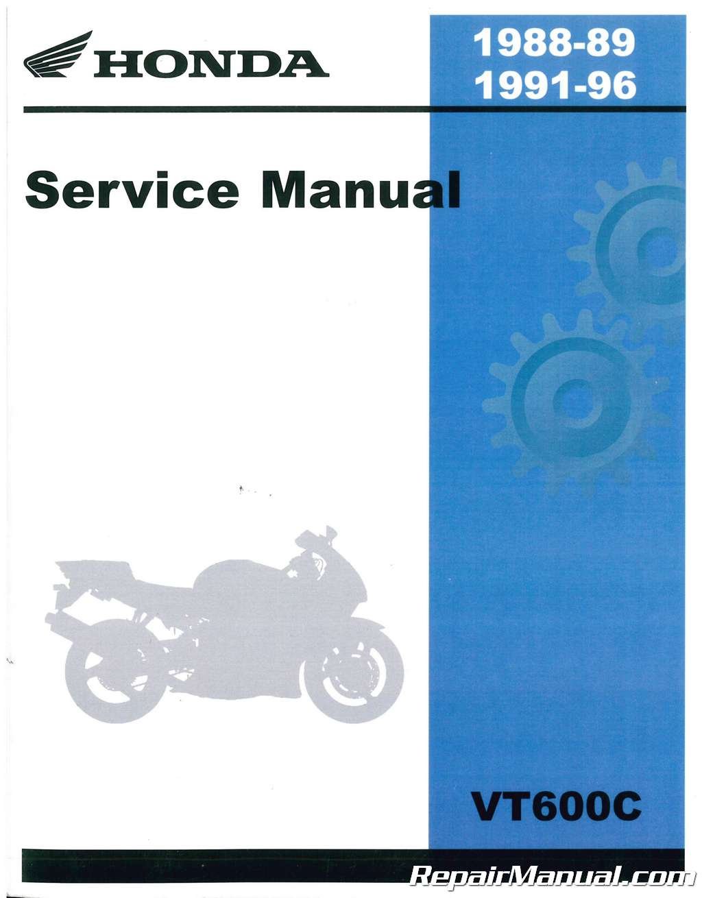 61MR107 1988-1996 Honda VT600C Service Manual: Manufacturer: Amazon.com:  Books
