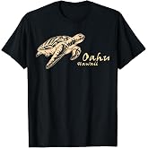 Oahu Sea Turtle Hawaii Aloha Waikiki Beach Sun Souvenir Gift T-Shirt