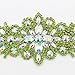 1 Pc Gleaming Wedding Applique Crystal Rhinestone Trim Ribbon Sash/Bridal Applique
